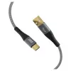 EFB Elektronik USB-A na USB-C kábel 60 W QC 3 A sivý – kábel – digitálny/dáta (USB-AC-00002)