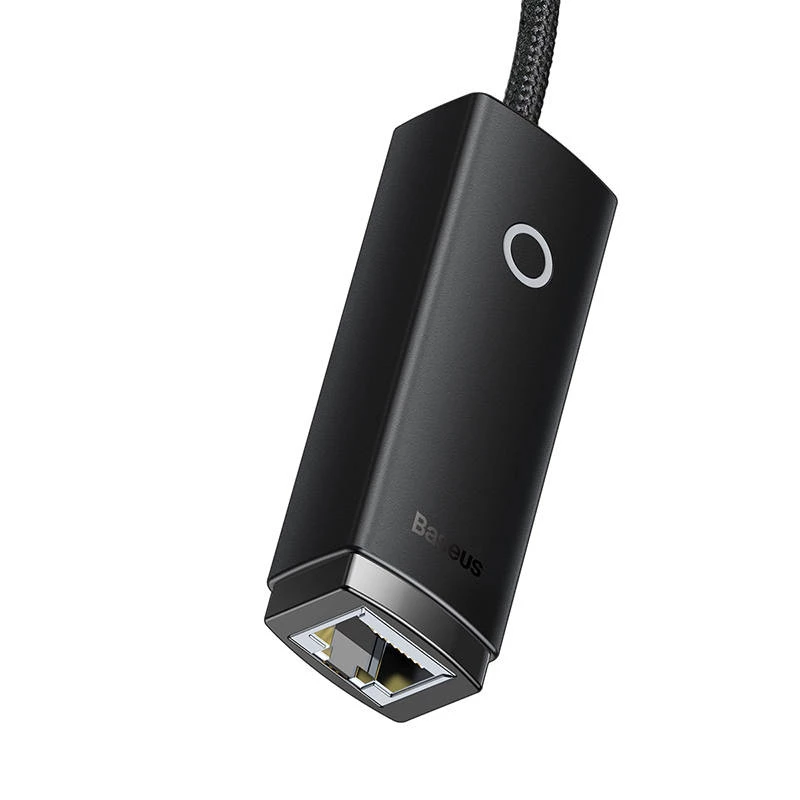 Baseus Lite Series USB na RJ45 sieťový adaptér, 100Mbit/s (čierny)