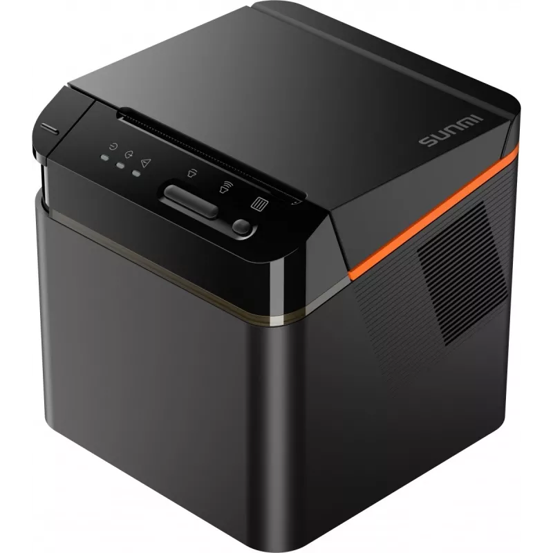 SUNMI C04020020 pokladničná tlačiareň 80 mm Kitchen Cloud Printer, termálna, s rezačkou, USB-C, Bluetooth, Ethernet, Wi-Fi, čierna