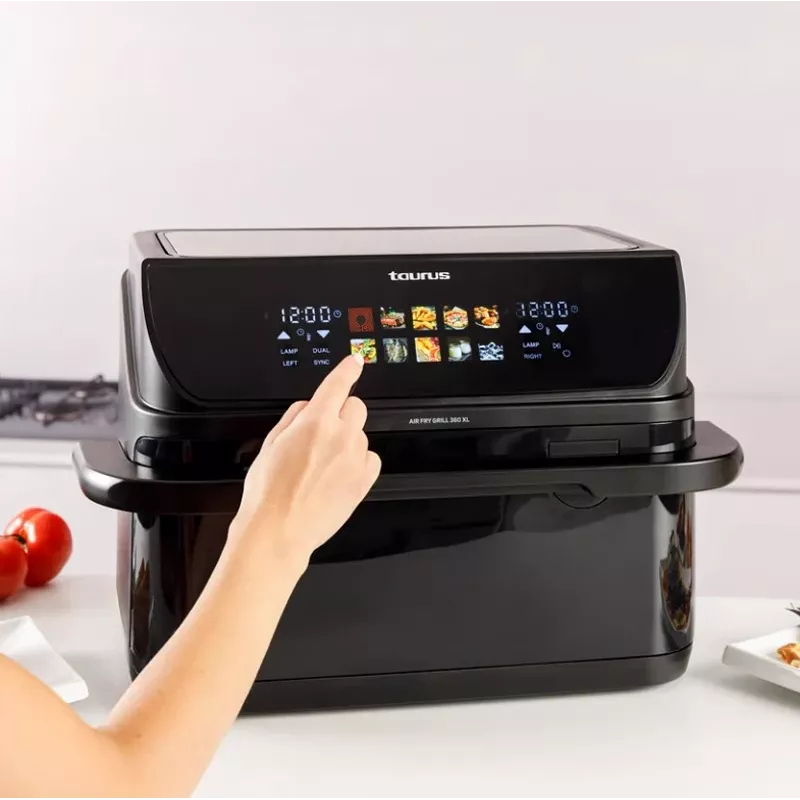Fritéza bez tuku s dlhým košom a grilom Taurus 973004000