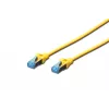 Sieťový patch kábel DIGITUS CAT 5e SF/UTP, 3 m, RJ-45 na RJ-45, žltý