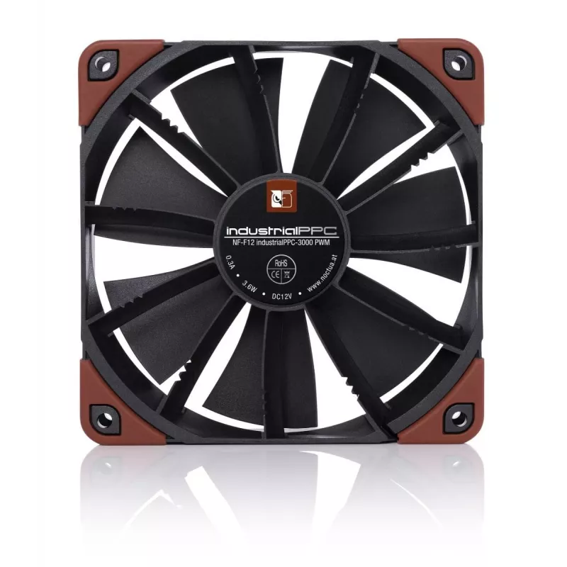 Noctua NF-F12 industrialPPC-3000 PWM 120mm ventilátor skrine