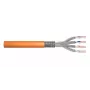 Digitus DK-1743-VH-05 inštalačný kábel Cat.7 S/FTP, Dca, AWG 23/1 plný vodič, LSOH, 50 m, oranžový