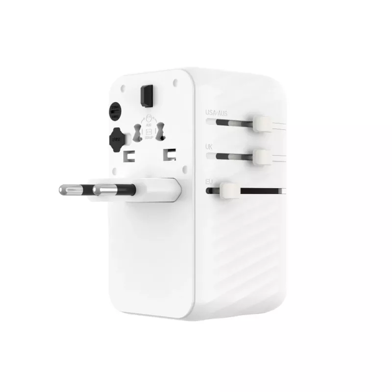 Fixed | Voyager 85W cestovný adaptér pre EÚ, UK a USA/AUS, so 4xUSB-C a 1xUSB výstupom | adaptér