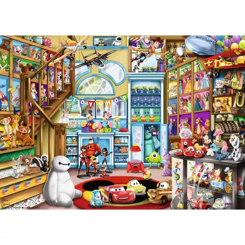 Puzzle Ravensburger Disney Pixar Toy Store 1000 dielov karikatúry