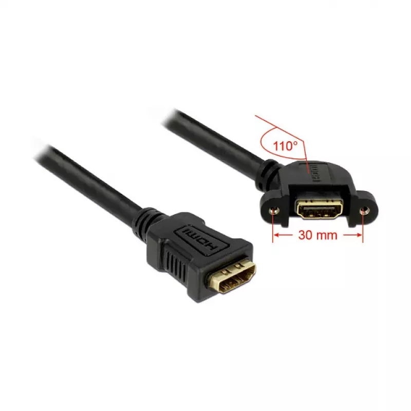 HDMI kábel DeLOCK 0,25 m 2xHDMI
