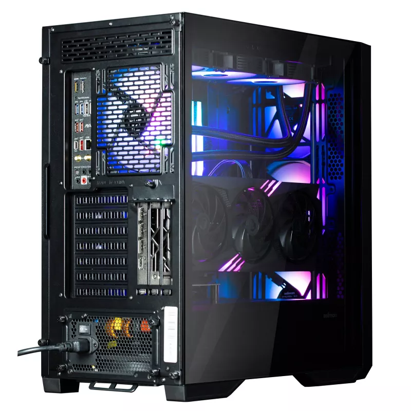 Zalman Z9 Iceberg MS čierna ATX Mid Tower PC skriňa vrátane 4x 140 mm ARGB ventilátorov - Midi/Mini Tower - ATX