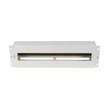 Lanberg AK-VDP103-S 19-palcový 3U panel na rozvod napätia s lištou DIN TS-35, sivý