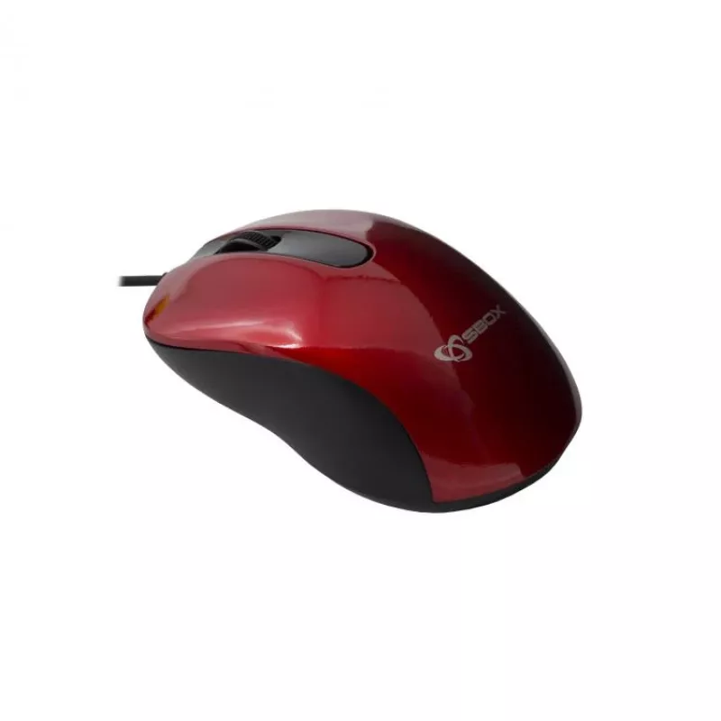 Sbox M-901 optická myš červená