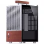 PC skriňa Jonsbo T6, Mini-Tower, Mini-ITX, strieborná