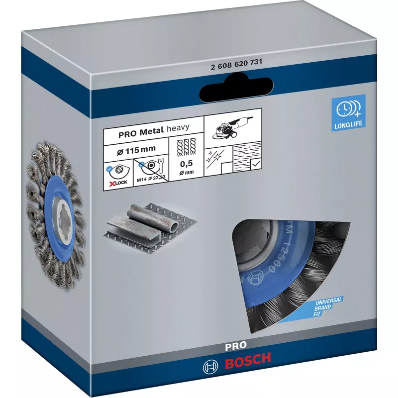 Bosch 2 608 620 731 príslušenstvo k uhlovej brúske drôtená kefa