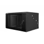 Nástenný rack LANBERG WF02-6606-10B 6U 600x374,3x600 mm nehrdzavejúca oceľ čierny