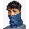 Buff ľahký multifunkčný šál z merino vlny modrý