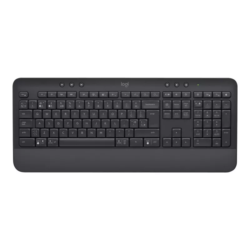 Logitech Signature K650 Bezdrôtová klávesnica, Bluetooth 5.1, QWERTZ, švajčiarska (CH), grafitová (920-010912)