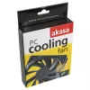 Ventilátor Akasa čierny 12cm AK-174BKT-B