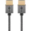 Plus Slim High-Speed HDMI kábel s Ethernetom, 8K @ 60Hz sivý, 2 metre