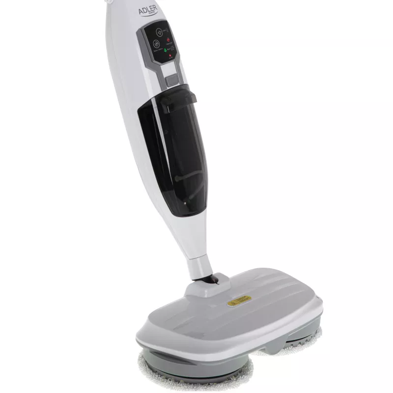 Adler AD 7052 rotačný parný mop biela