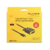USB-C na DVI adaptér DeLOCK 1m 85320