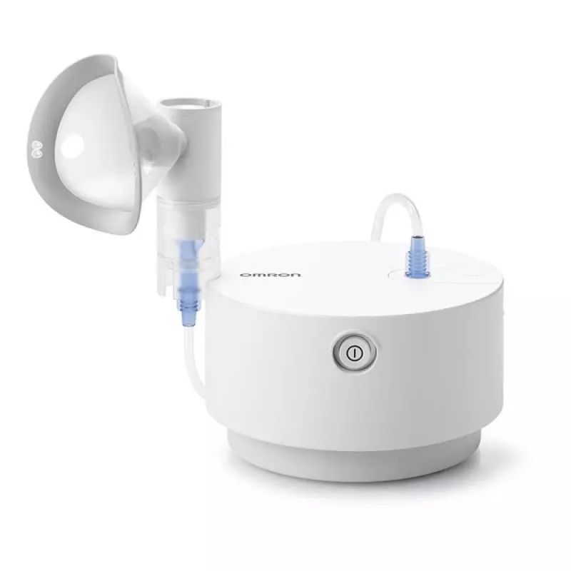Omron C28P NE-C105-E nebulizér, 2,65 µm MMAD, 0,5 ml/min, biely