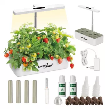 GreenBlue inteligentný systém na pestovanie izbových rastlín, SMART kvetináč, objem 4L, pre 12 rastlín, full-spectrum LED, GB133