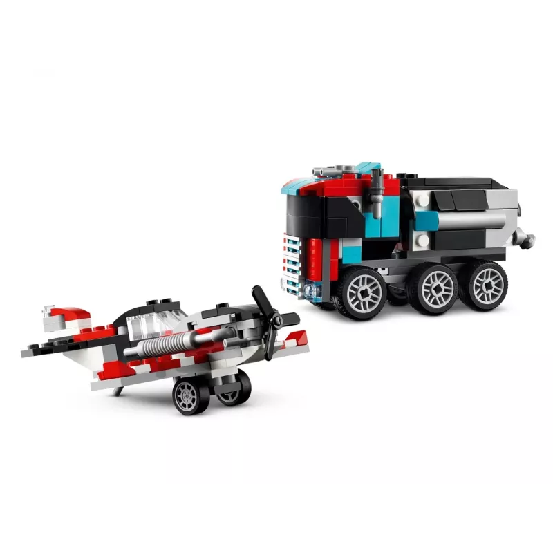 LEGO Creator 3-in-1 31146 Nákladné auto s plošinou a vrtuľník