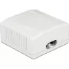 Nástenná zásuvka 2 x RJ-45 DeLOCK 86197