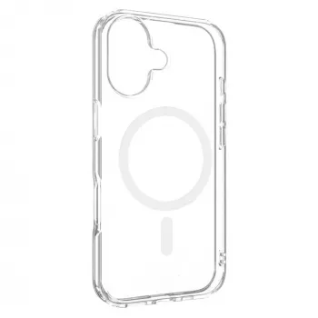 MagSafe puzdro FIXED MagPure pre Apple iPhone 17 – transparentné, MagSafe kompatibilné ochranné puzdro