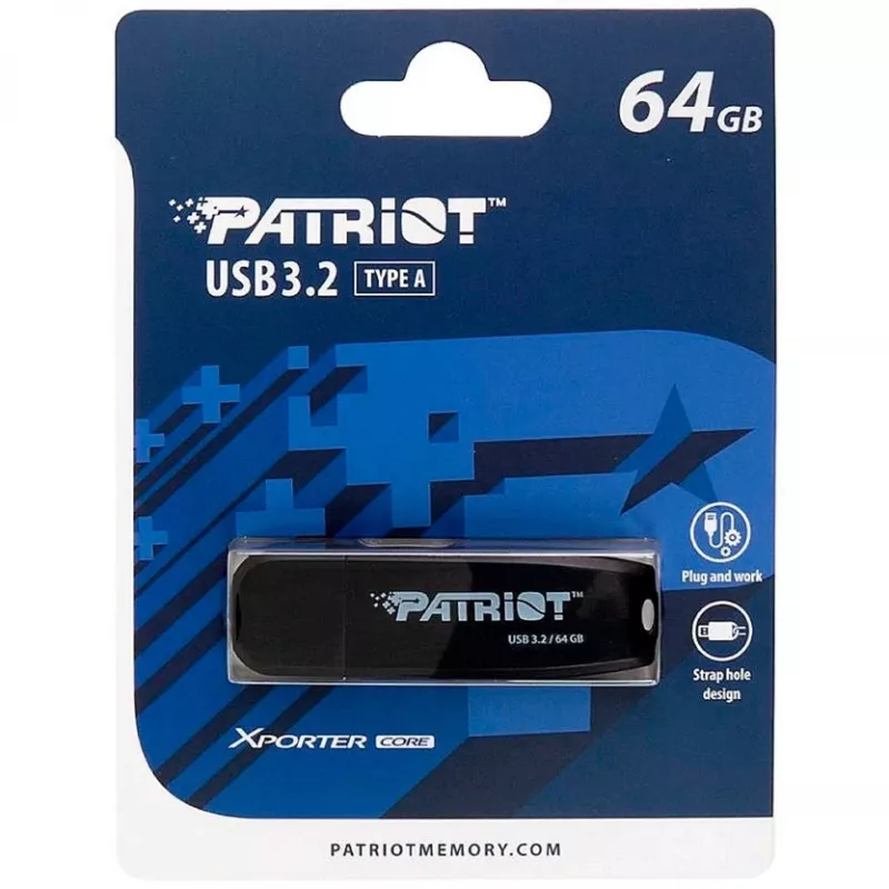 USB kľúč Patriot Memory 64 GB USB Type-A 3.2 Gen 1 Xporter Core