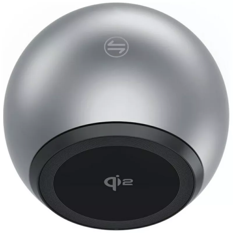 Dokovacia nabíjacia stanica ChargeBot Sound Qi2 sivá