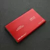 Puzdro na HDD/SSD QOLTEC 51860 pre 2,5-palcové SATA-III disky, USB Type-A, 5 Gbit/s, hliník, červená