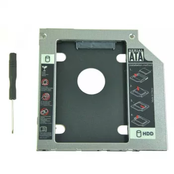Qoltec Second Drive Bay Caddy 2,5 inch HDD 9,5 mm