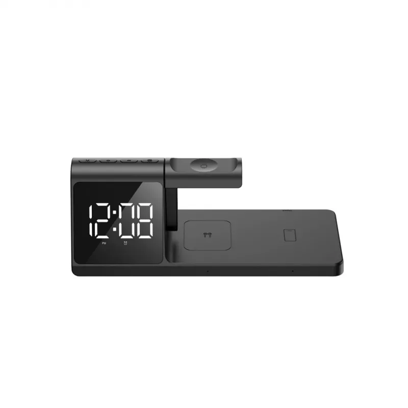 Havit W3042 - 3-in-1 bezdrôtová nabíjacia stanica, čierna