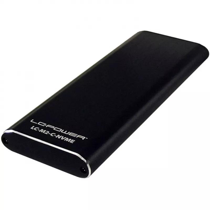 Puzdro na SSD LC-Power LC-M2-C-NVME čierne M.2