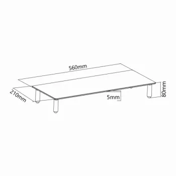 Sbox DS-610 podstavec na zvýšenie monitora alebo notebooku