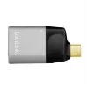 LogiLink USB 3.2 Gen2 Type-C adaptér C/M na HDMI-A USB-C 4K PD hliník čierny/sivý