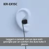 Sony IER-EX15C headset káblový in-ear hovory/hudba USB Type-C čierny