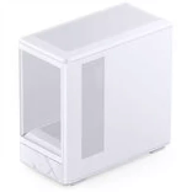 Jonsbo D200 biela mATX Mid-Tower skriňa s temperovaným sklom a mini temp displejom