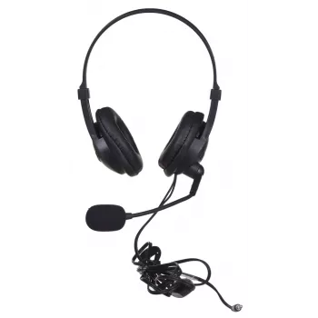 Káblový binaurálny herný headset IBOX W1MV — okolo uší, 3,5 mm, 2 m kábel, mikrofón na ramene
