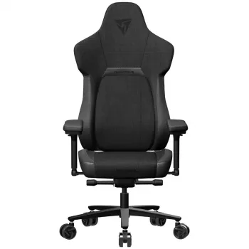 Univerzálna herná stolička Thunder X3 CORE Loft — čalúnené sedadlo a operadlo, výška 134–144 cm, šírka sedadla 55 cm, čierna