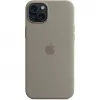 Silikónové puzdro Apple iPhone 15 Plus MagSafe Clay