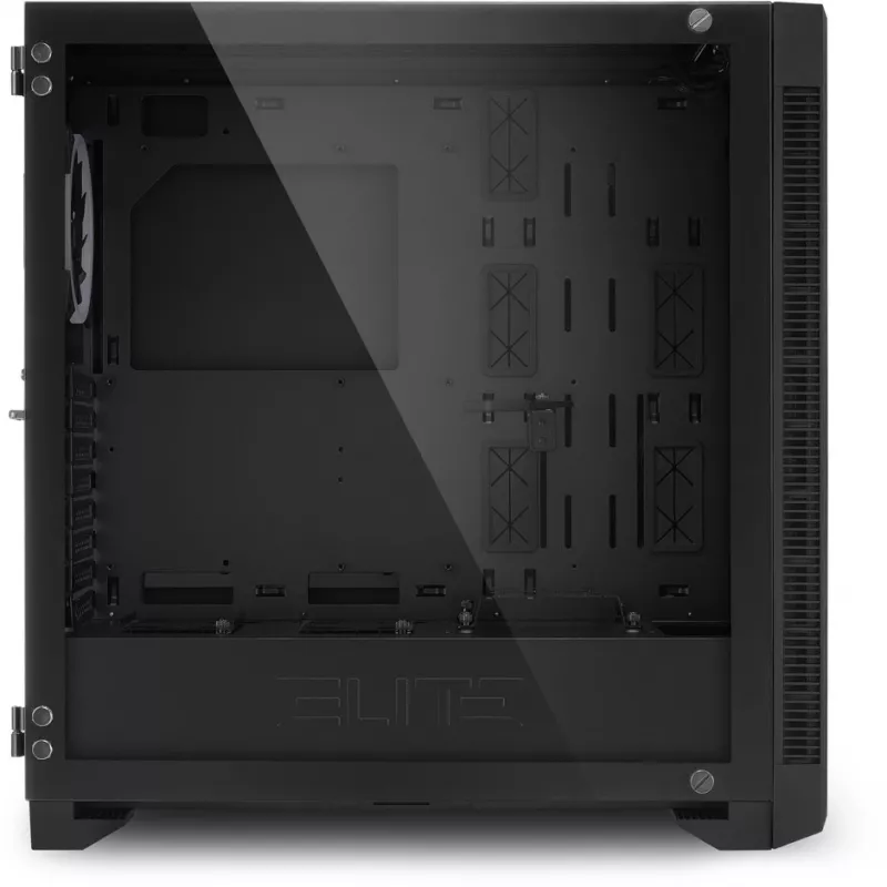PC skriňa Sharkoon ELITE SHARK CA200G Midi Tower čierna