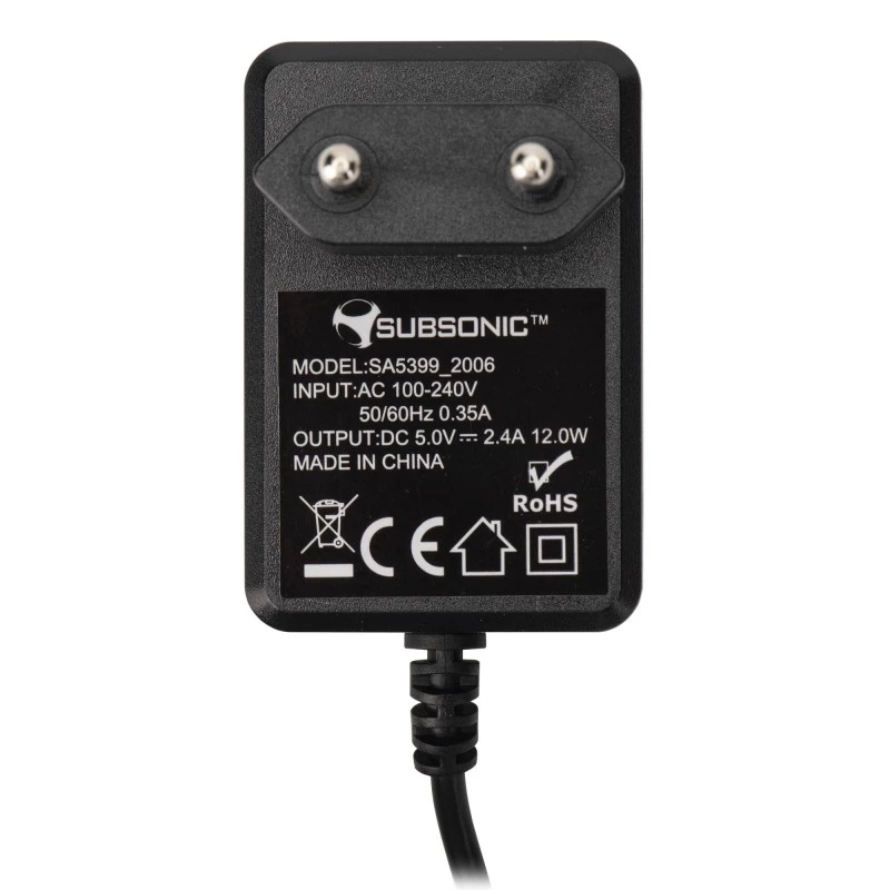 Nástenná nabíjačka SUBSONIC SA5399 15W kompaktný dizajn pre zariadenia Switch