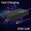 QOLTEC nabíjačka 65W GaN Super Fast štíhla PD 5-20V 3,25A USB-C