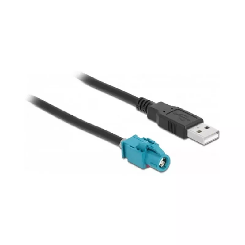 HSD Z kábel konektor samica na USB 2.0 Type-A konektor samec 1 m DeLOCK