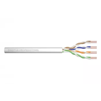 Digitus ASSNET250 CAT 6 U/UTP dátový kábel – inštalačný kábel, 305 m, Eca