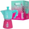 Moka kanvica Bialetti 0005393 hliník modrá ružová