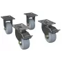 Rackové kolieska Zebra CS-RAC-WHEEL pre 30–60-pozíciové serverové racky – sada pre mobilitu racku