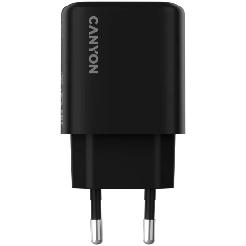 CANYON nabíjačka OnCharge 200 20W 1xPD EU čierna