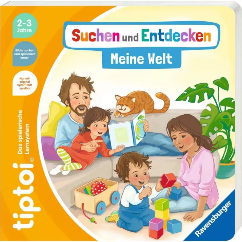 tiptoi štartovacia sada: Suchen und Entdecken - Meine Welt, náučná kniha, pero a obrázková kniha