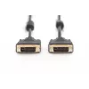 ASSMANN monitorový kábel DVI 2 m Dual Link samec/samec 2 feritové jadrá prepojovací kábel K8 bulk 24+1 (AK-320101-020-S)